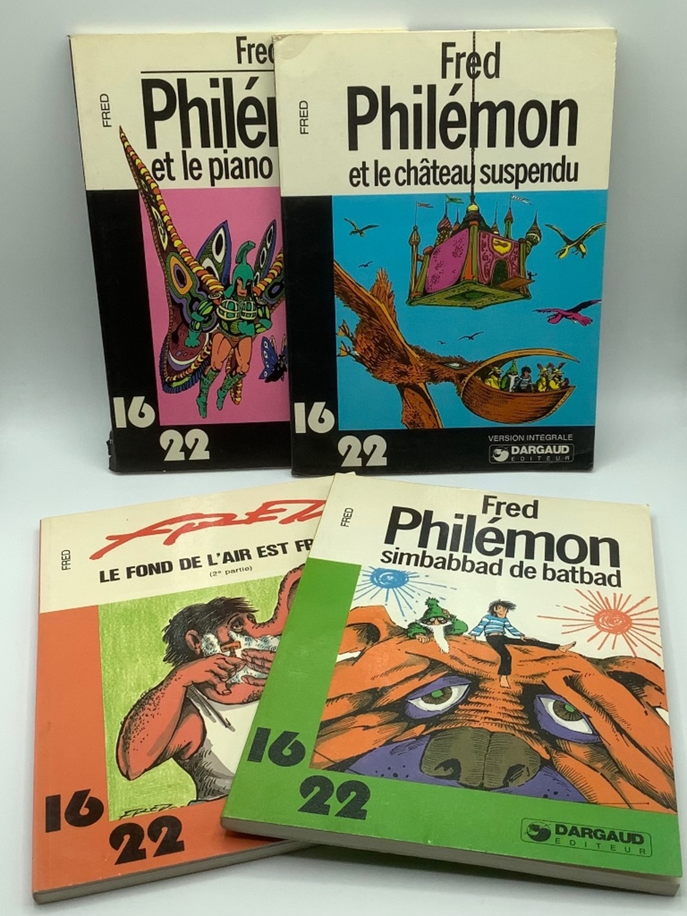 Vintage 1970s Philemon Comics. Cartoonist Fred. Bundle of 4.